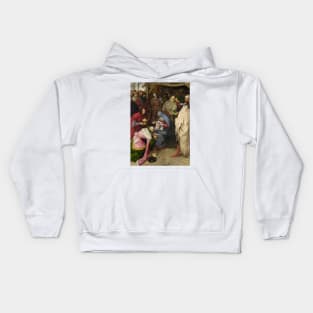 The Adoration of the Kings by Pieter Bruegel the Elder Kids Hoodie